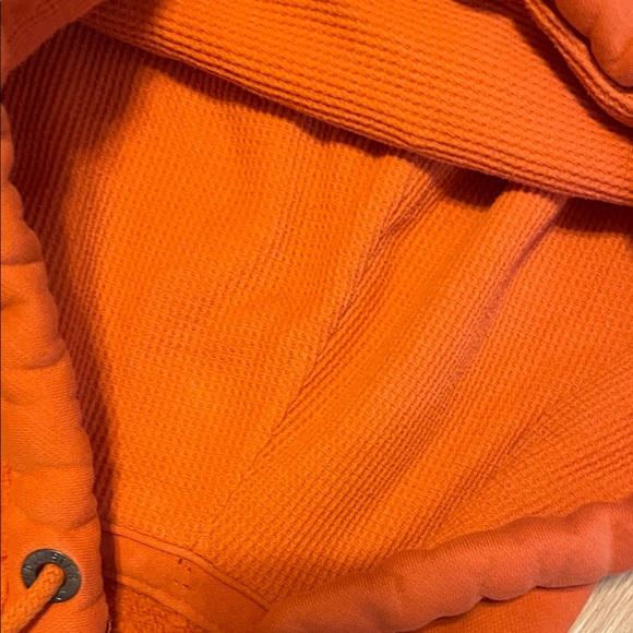 Hollister Bright Orange Full-Zip Hooded Sweatshirt - Picture 7 of 8